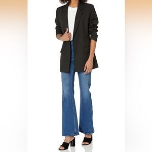 The Drop Classic Black Single-Button Blazer